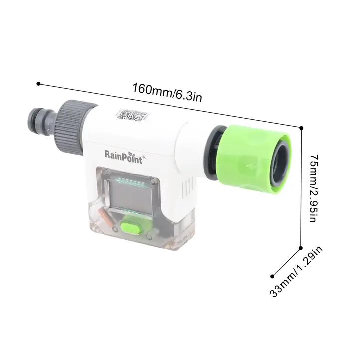 Débitmètre d'eau WiFi pour tuyau d'arrosage