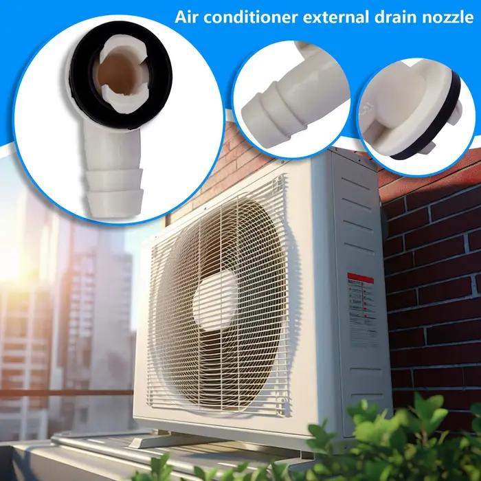 Connecteur de sortie de drain d'angle droit pour climatiseur