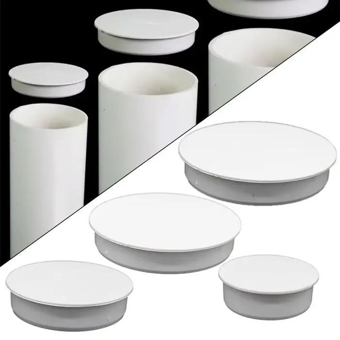 Couvercle décoratif de bouchon de tuyau en PVC
