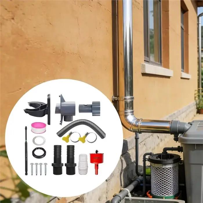 Système de déviation des eaux de pluie BSEVB pour gouttières de 70 à 110 mm