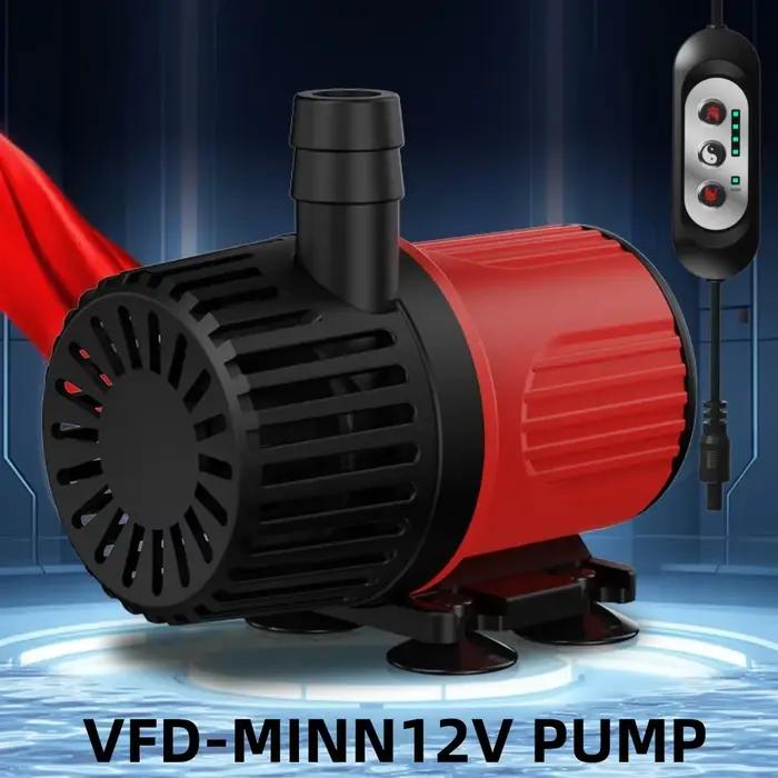 Mini pompe à eau silencieuse SubSN DC, débit mis à jour, 450L, H, aquarium