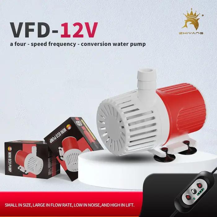 Mini pompe à eau silencieuse SubSN DC, débit mis à jour, 450L, H, aquarium