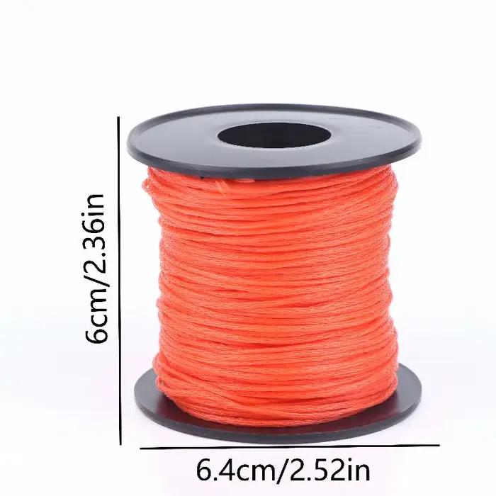 Cordon de marquage et de randonnée rouge 50M/rouleau ; Corde de jardinage