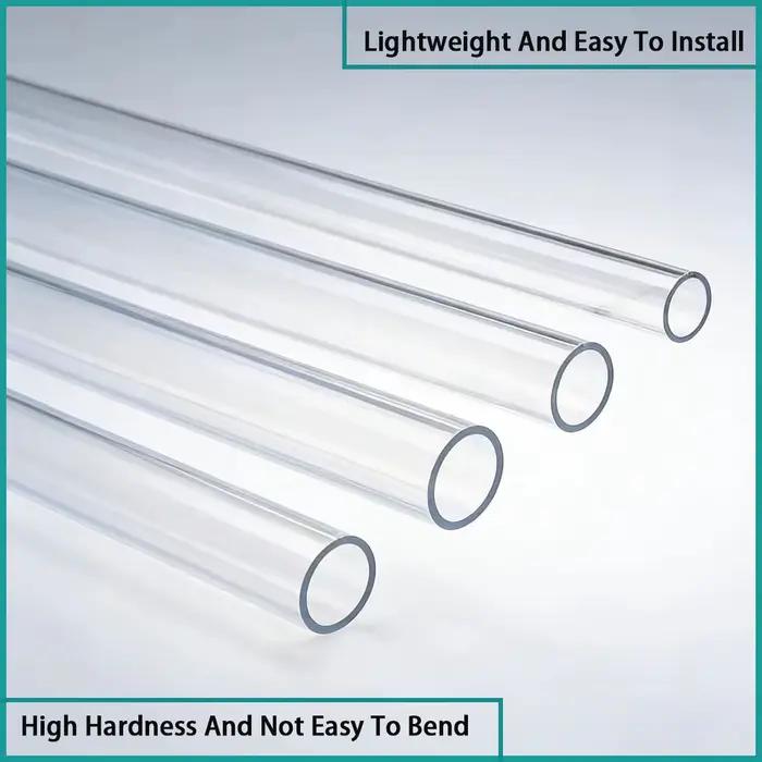 Tuyau rigide en PVC transparent avec un diamètre extérieur de 3 à 60 mm est utilisé pour le transport de fluides