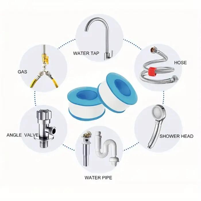 Ruban adhésif pour tuyau d'eau en PTFE de 4M