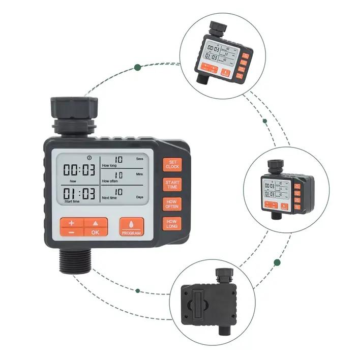 Minuterie d'arrosage de jardin numérique programmable