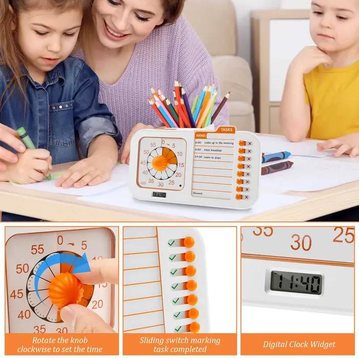 Minuterie de travail visuelle en plastique ABS
