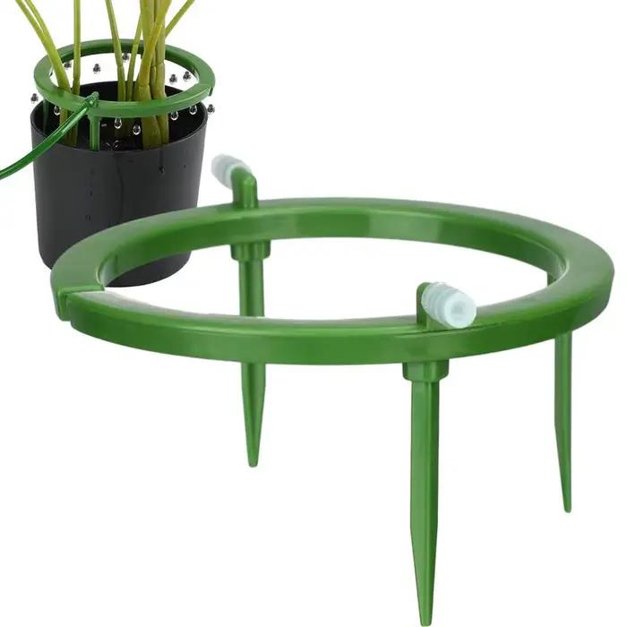 Système d'Arrosage Goutte à Goutte avec Support pour Plantes de Jardin