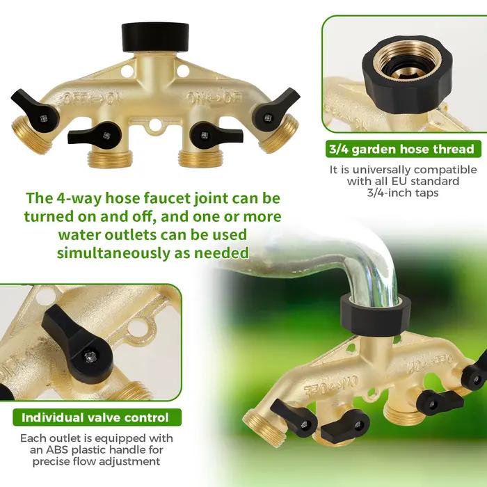 Distributeur d'eau du robinet 2/3/4 voies