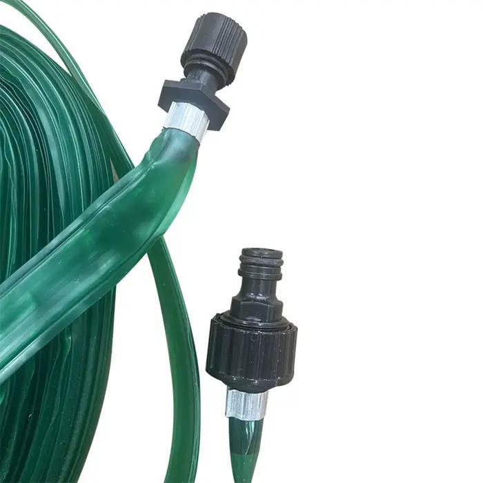 1 tuyau d'arrosage vert pour jardin