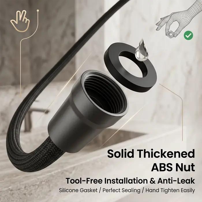 Tuyau de douche en nylon anti-torsion