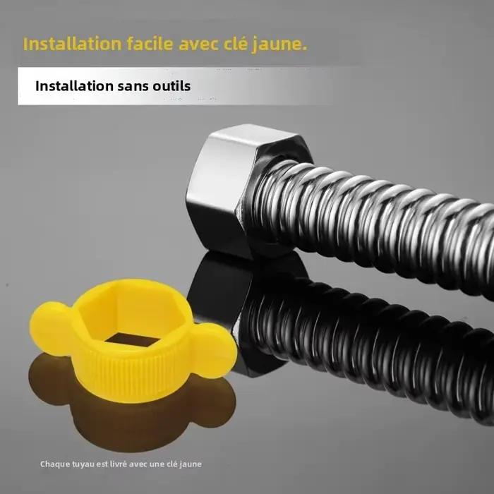 Tuyau d'eau en acier inoxydable 304
