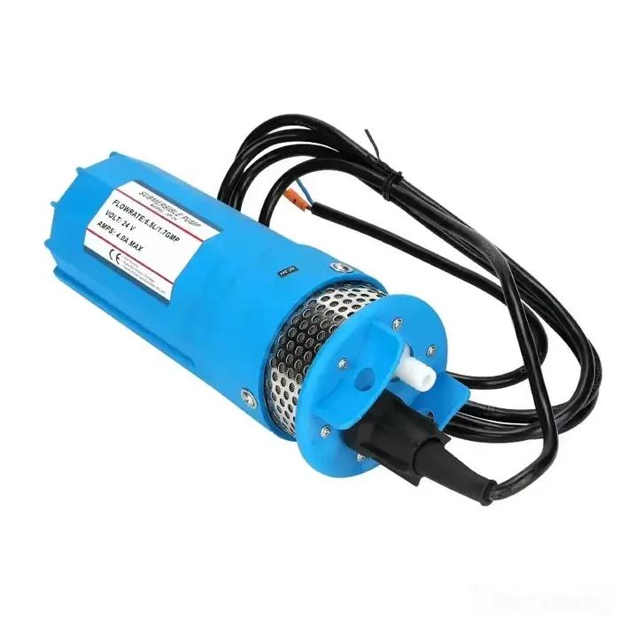 1 pièces 12V 24V 220V 6L/min ascenseur = 70m pompe Submersible pour puits profond pour panneaux d'énergie solaire petites Mini pompes de transfert d'eau électriques
