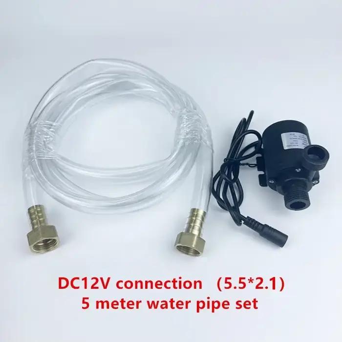 Pompe à eau submersible 12V 800L/H 5m DC24V moteur sans brosse Circulation d'eau pompes à eau solaires pour Touring RV fontaine Aquarium