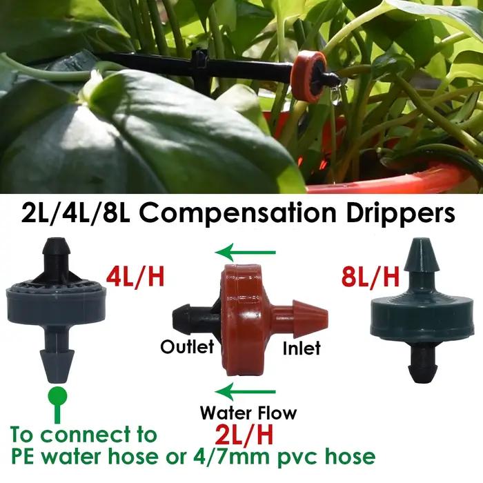 KESLA 50pcs Kit de système d'arrosage de jardin Irrigation goutte