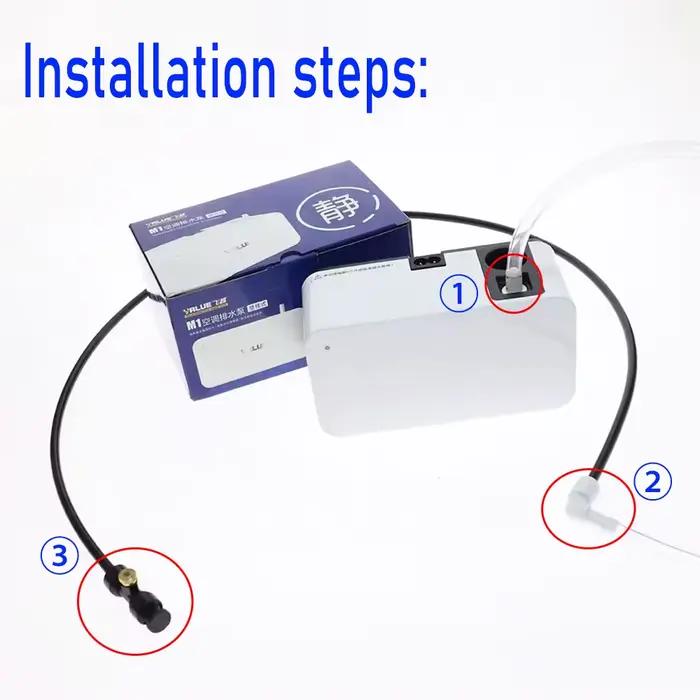 VALUE 100 V-240 V climatisation eau automatique Ultra-silencieux pompe à condensats climatiseur Drainage avec système d'atomisation