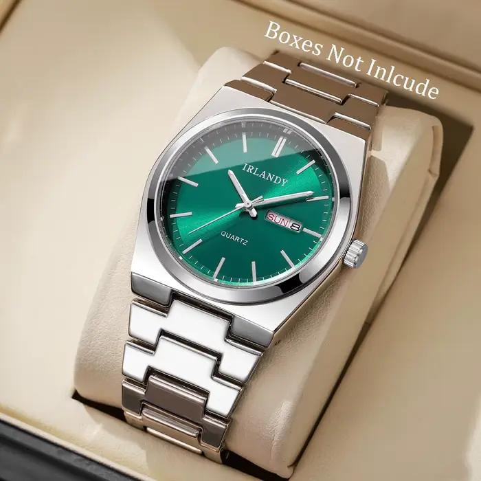 Montres d'affaires de luxe pour hommes, montres-bracelets à Quartz avec calendrier, horloge Reloj Hombre (sans boîte)