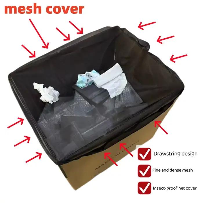 Couverture en filet pour baril de pluie