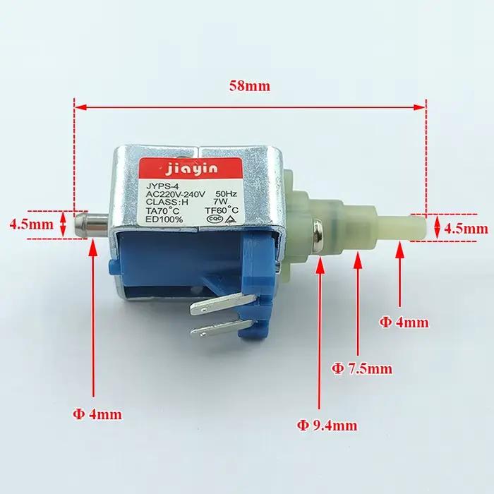 4 AC 220 V-240 V 7 W pompe d'aspiration d'eau à piston