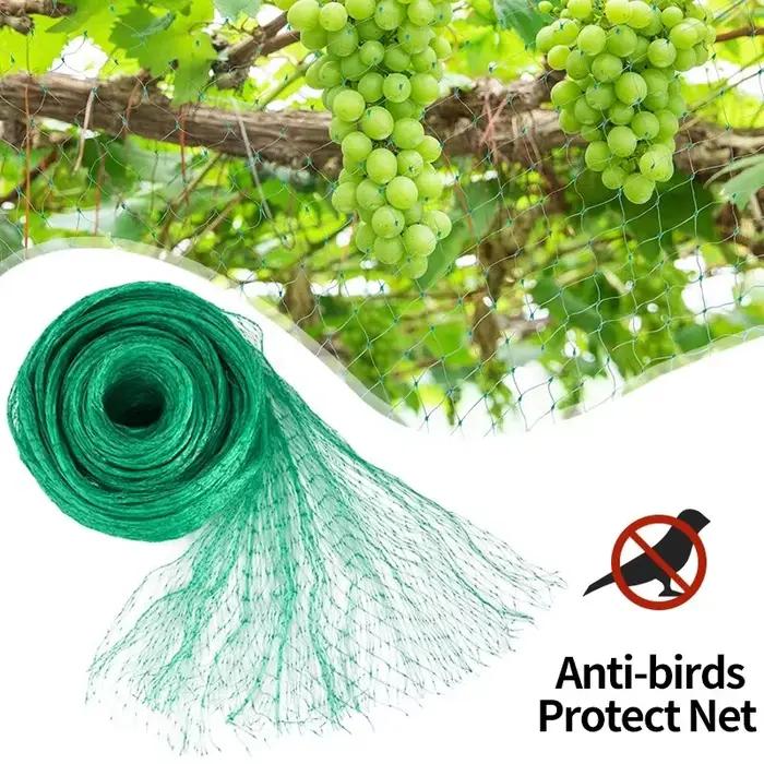 Filet de jardin en maille tissée verte pour la protection des plantes fruits fleurs arbres clôture extensible durable arrêt oiseaux cerfs animaux