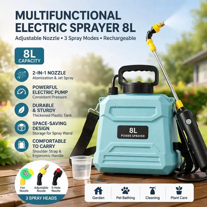 Pulvérisateur électrique de pesticides de petite taille 5/8L