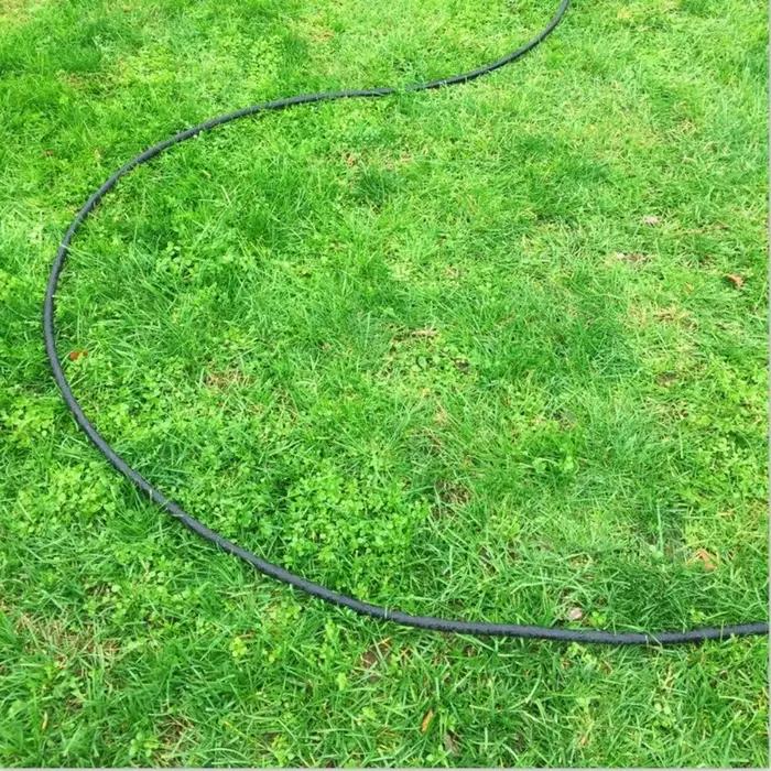Tuyau d'irrigation micro-perforé anti-âge en caoutchouc à connexion rapide