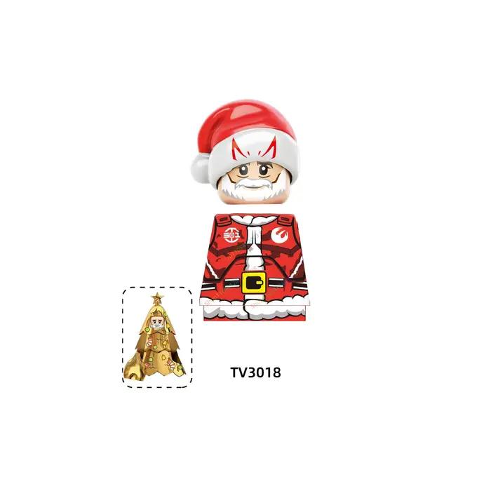 Blocs de construction pour arbre de Noël, bonhomme de neige, jouets en briques à assembler soi-même, série d'ornements Elf TV6302 6303 TV3011, figurines d'action, cadeaux de Noël