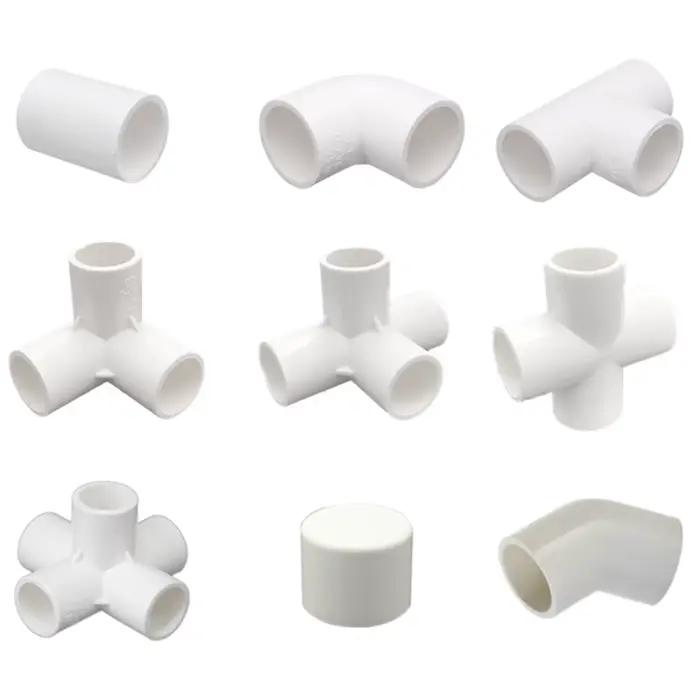 Joendoco-Raccords de tuyaux en PVC blanc bricolage
