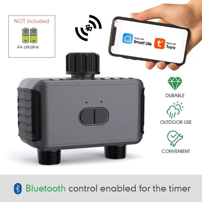 Kit d'arrosage intelligent Bluetooth pour jardin avec minuterie