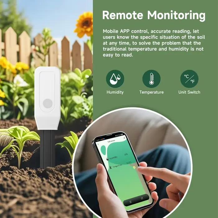 IHseno Tuya Wifi testeur de sol capteur Test en temps réel humidité température