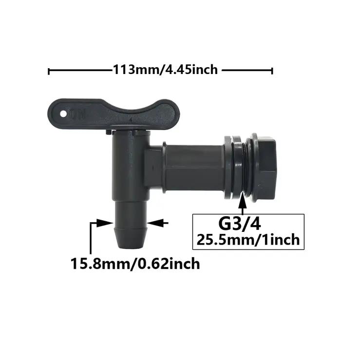 Adaptateur de robinet de réservoir IBC 3/4 "