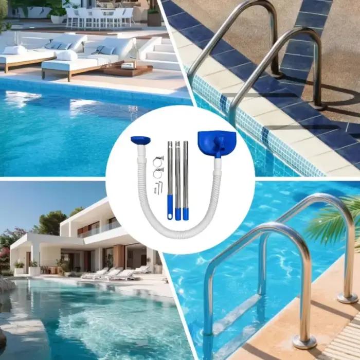 Aspirateur de piscine portatif automatique à aspiration pour jardin