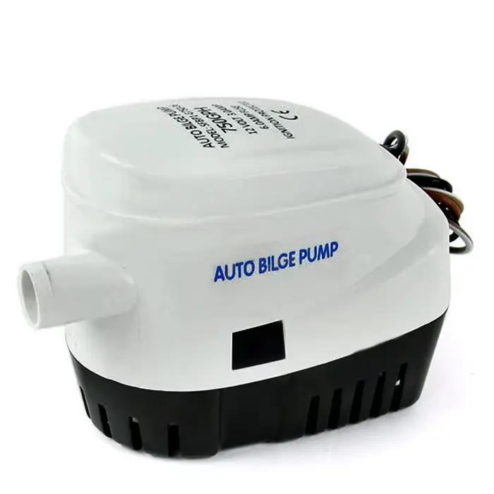 Pompe automatique 12V/24V 750GPH marine submersible pour évier de bateau