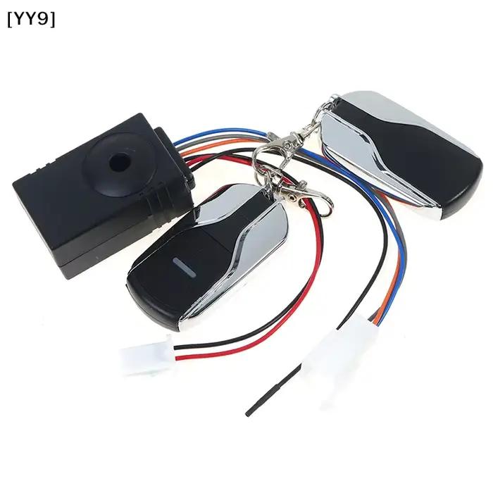 Système d'alarme antivol pour vélo électrique 36-72V, télécommande sans fil, verrou de sécurité intelligent pour vélo électrique et scooter[][YY][YY9]