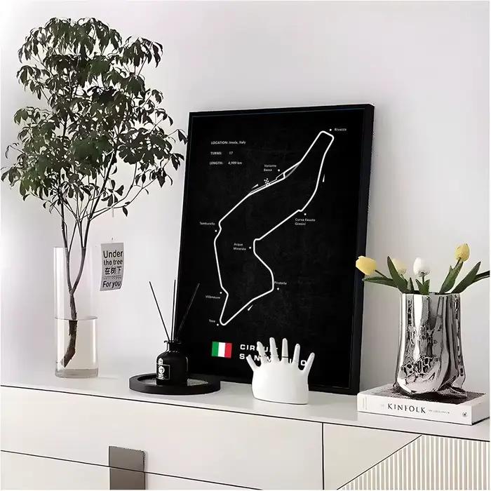 Affiche de course de f1, affiche de qualité supérieure pour la maison, le bar, le café, décoration murale et article cadeau