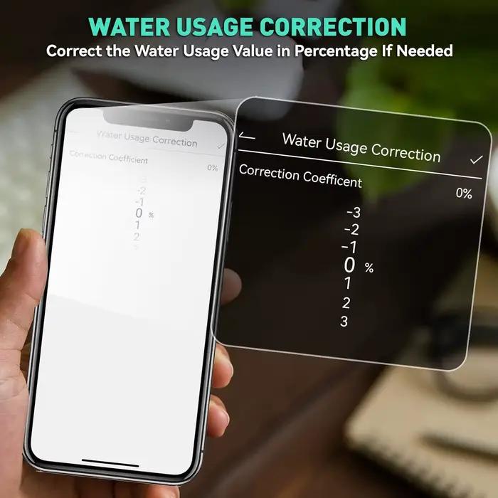 Débitmètre d'eau Wifi pour tuyau d'arrosage extérieur
