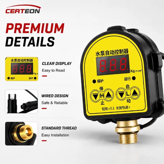 Contrôleur Automatique de Pompe à Eau Pressostat