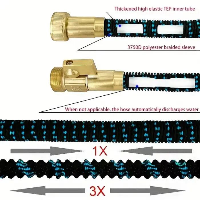 Tuyau magique extensible pour l'arrosage et le nettoyage du jardin