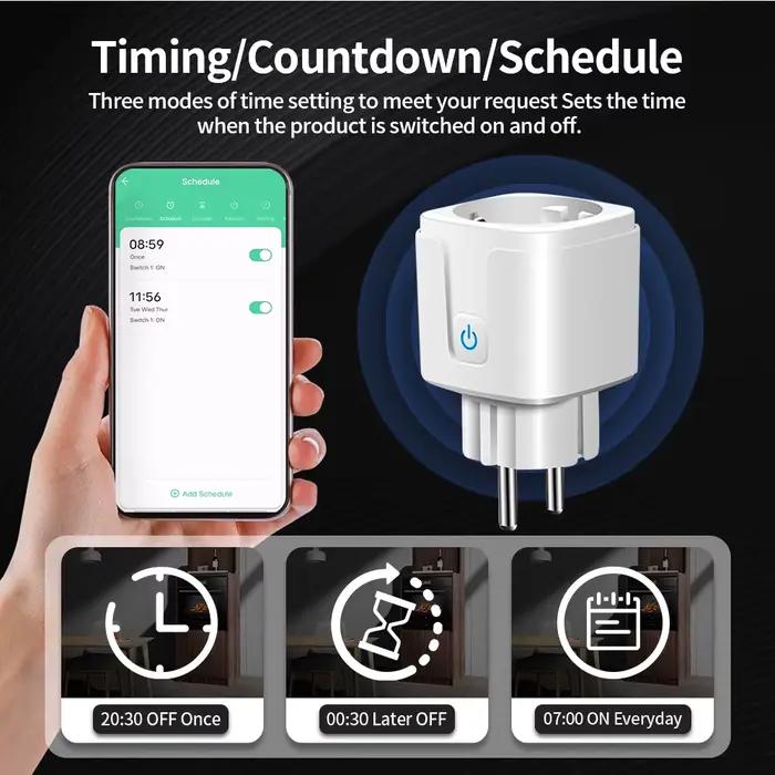 TNCE Tuya Wifi/Zigbee3.0 prise intelligente