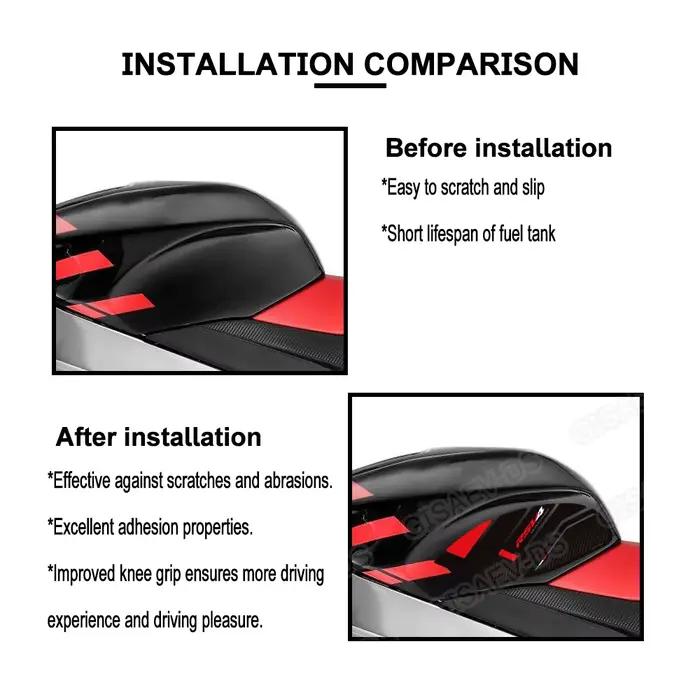 2025 moto pour Aprilia RSV4 usine 1100 bouchon de réservoir poignées Kit de carburant à gaz genouillères autocollants Protection 2023 2024 2026