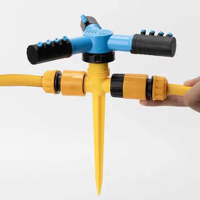 360 ° Arroseur de jardin automatique à rotation – Parfait pour les pelouses