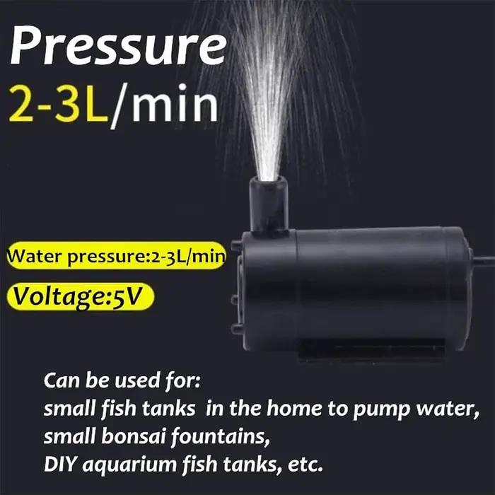 Mini pompe à eau sans balais à faible bruit
