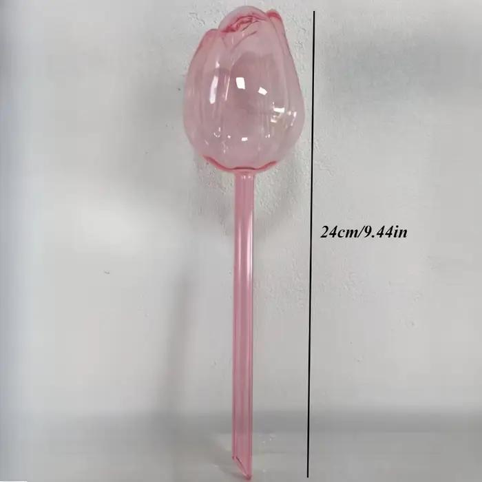 Boules d'arrosage en plastique pour plantes tulipes roses