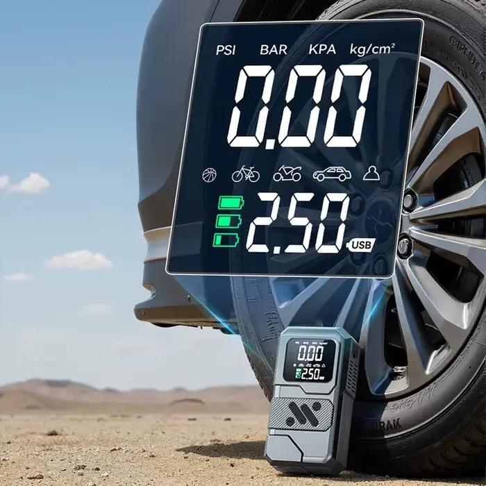 Pompe à air portable multifonctionnelle pour voiture