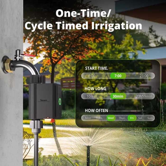 Vanne d'eau intelligente SWV Zigbee IP55
