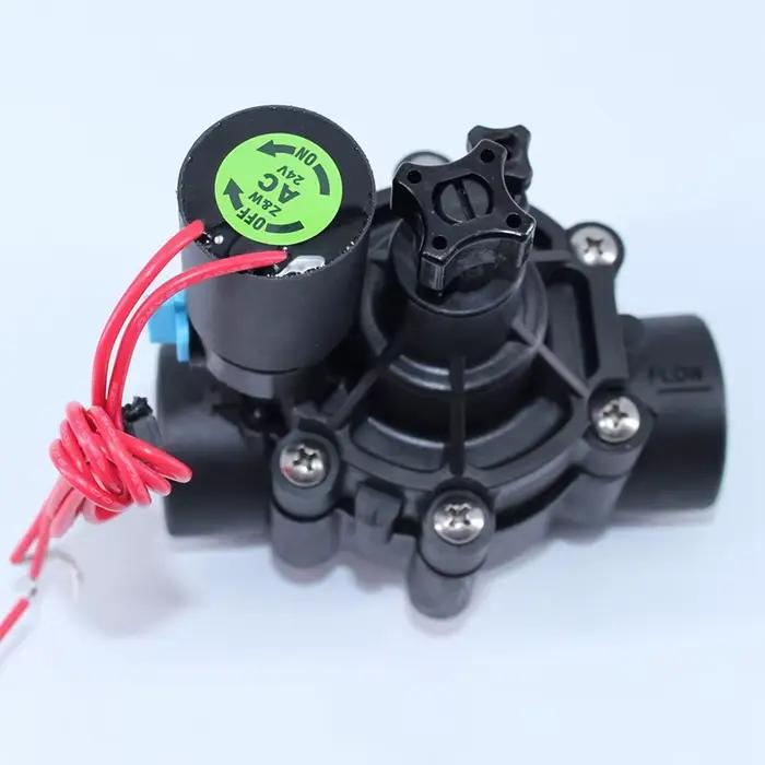 Électrovanne d'irrigation à eau avec régulation de débit