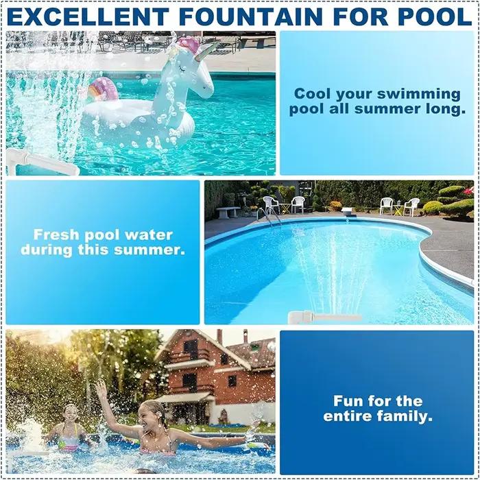 Kit de fontaine cascade pour piscine