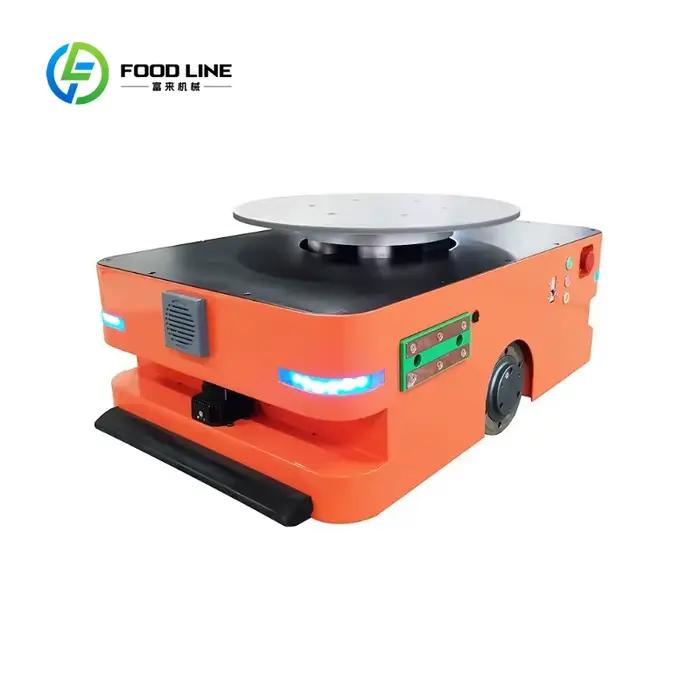 Robot de livraison mobile intelligent à châssis autonome personnalisé avec système AGV pour le transport et la logistique en entrepôt