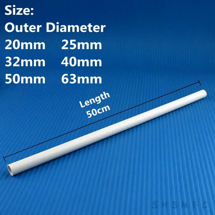 Tuyau enroulable en PVC blanc pour jardin et agriculture 50cm diamètre 20-63mm irrigation aquarium jardinage entretien durable résistant polyvalent occasionnels cadeau
