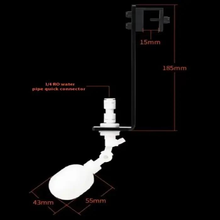 Vanne à flotteur d'eau pour aquarium à recharge automatique